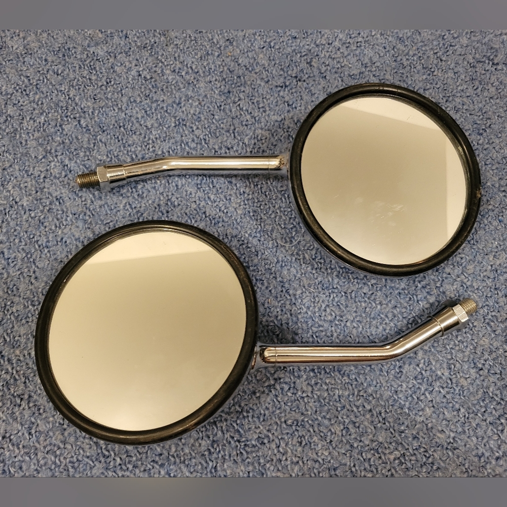 Motorcycle side rear view mirrors